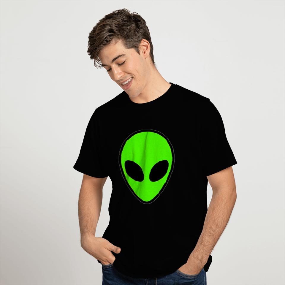 Alien Head Pocket Patch Area 51 T Shirts