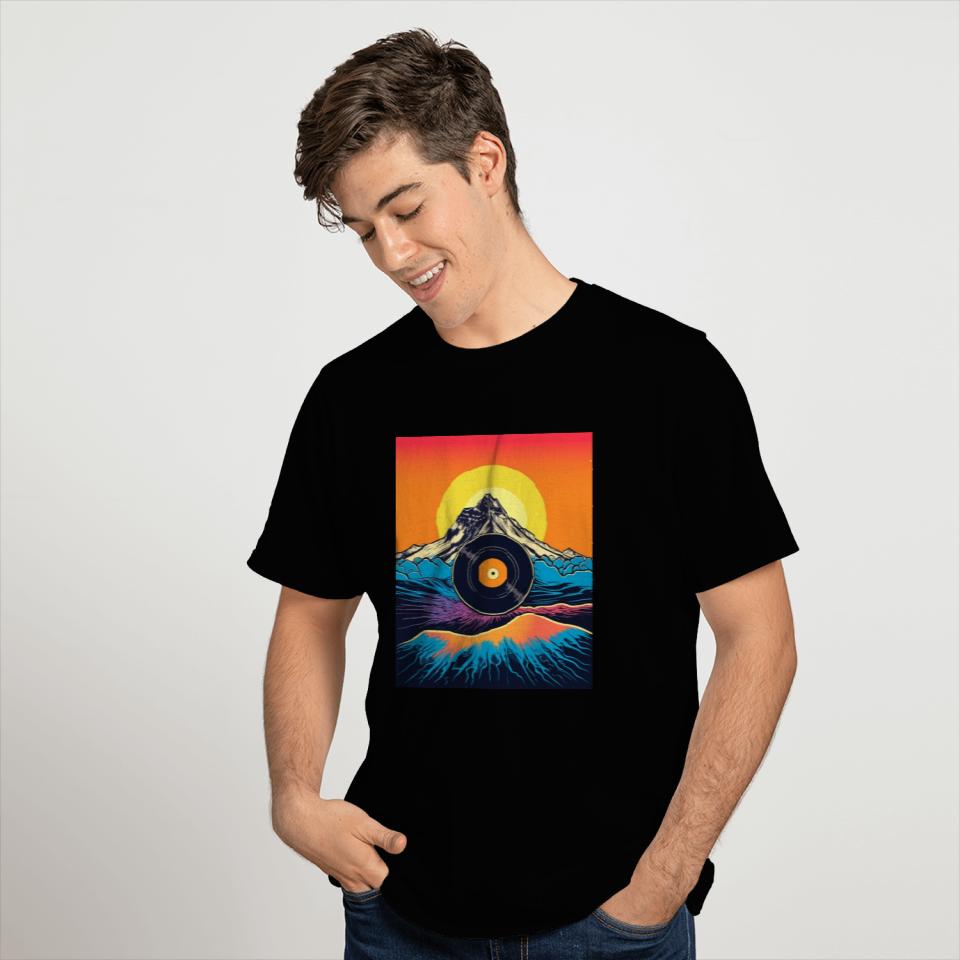 Vinyl Wonderland Psychedelic Art Meets Nature T Shirts