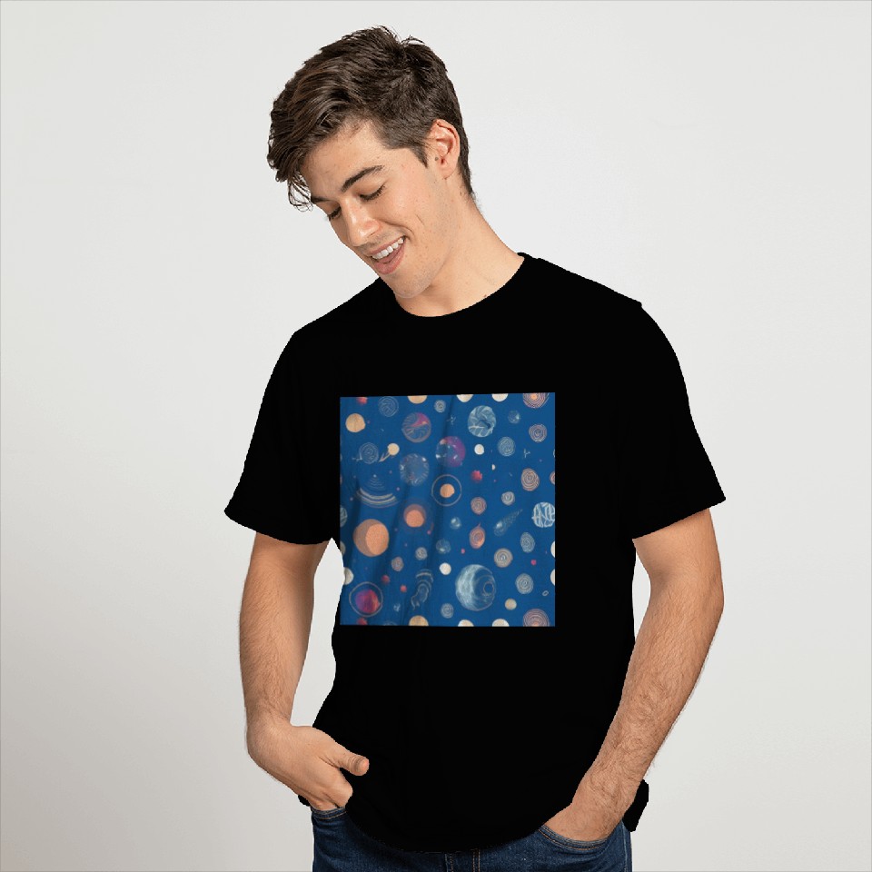 Galaxy nebula art T Shirts