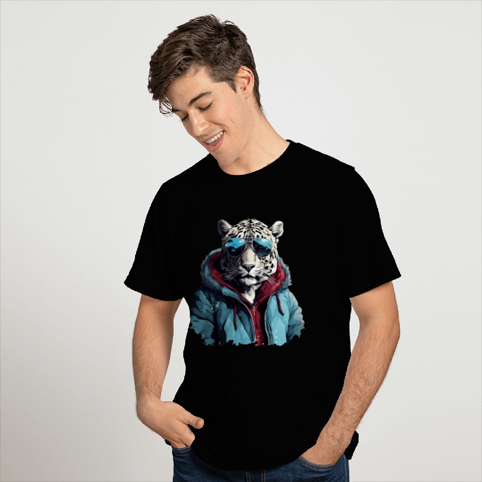 Street Style Snow Leopard | Leopard Lovers T Shirts