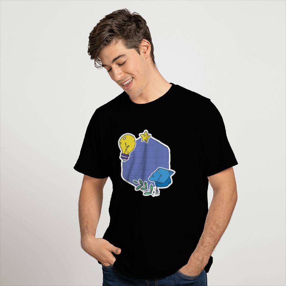 Back to School Sticker T Shirts