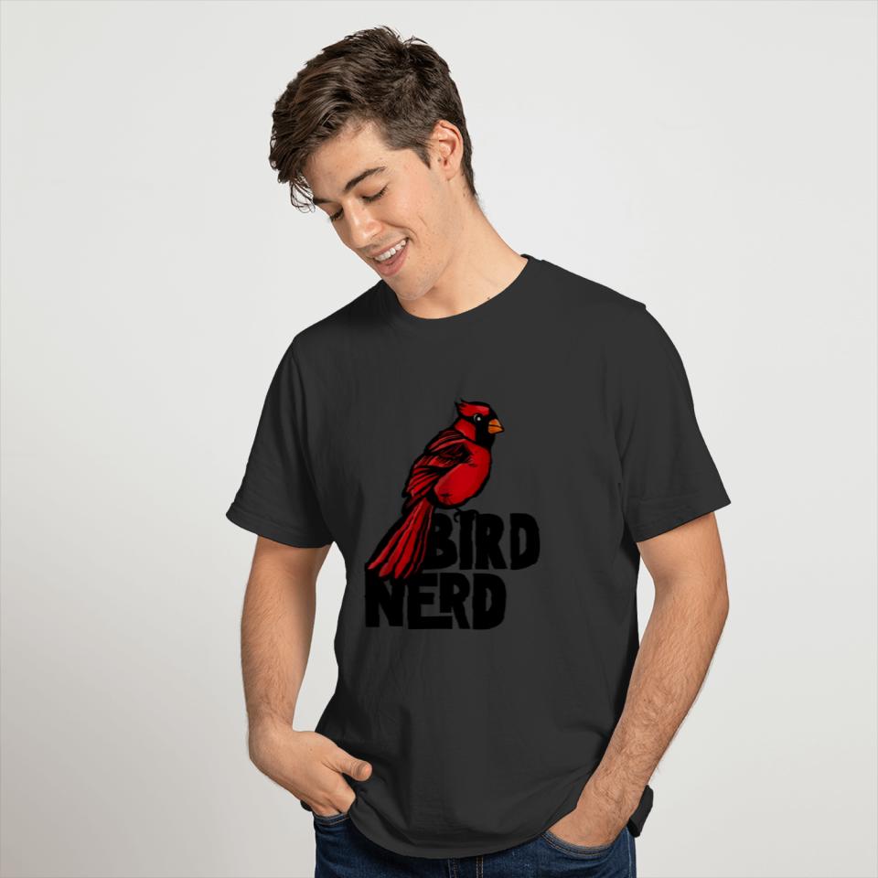 Bird Nerd Red Cardinal T Shirts