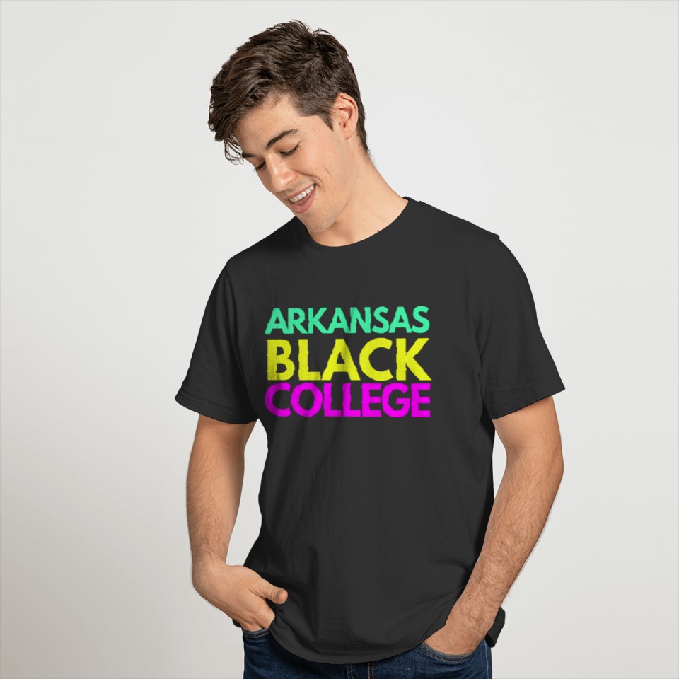 Arkansas Yellow Black College T Shirts (Invest Edt)