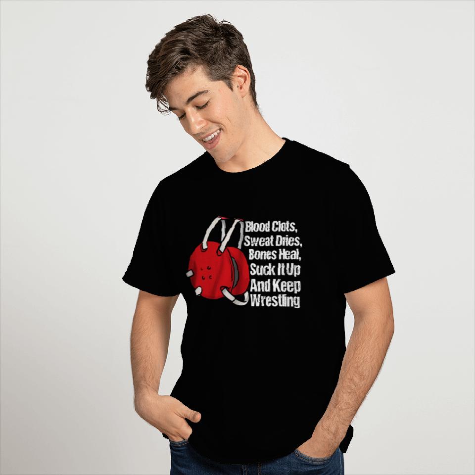 Keep Wrestling T Shirts