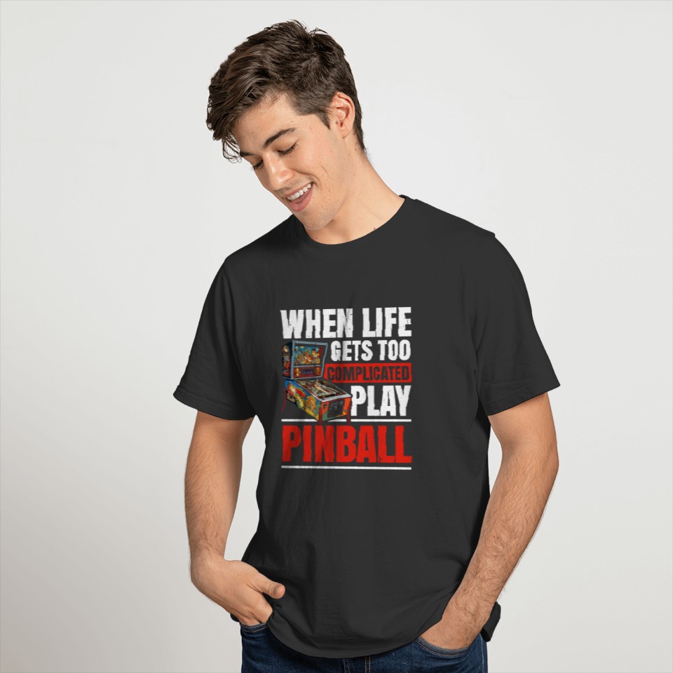 Pinball Machine Arcade Game Classic Video Game T Shirts