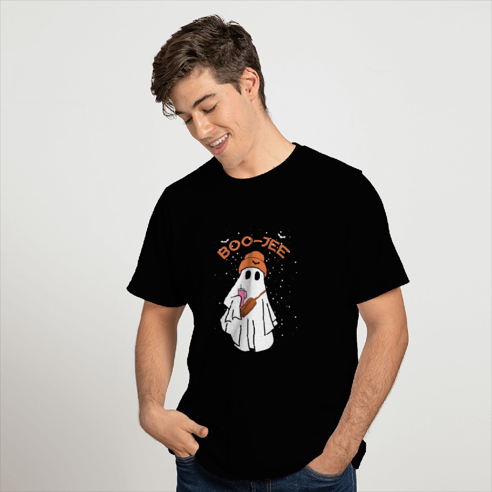 Spooky Season Cute Ghost Halloween Costume Boo-Jee T Shirts