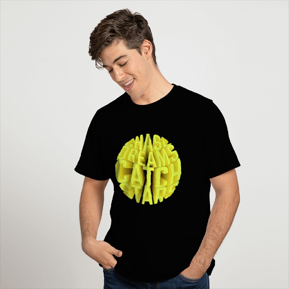 Circle typography T Shirts
