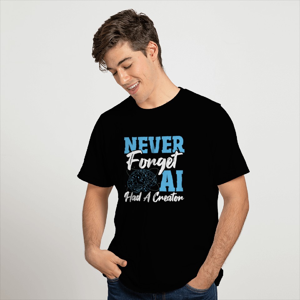 Robot AI Computer Scientist AI Machine Learning T Shirts