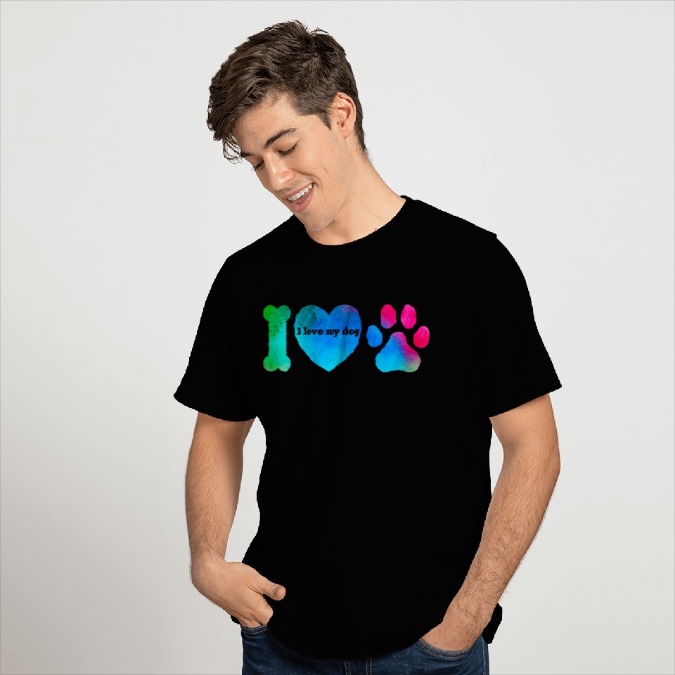 I love my dog T Shirts
