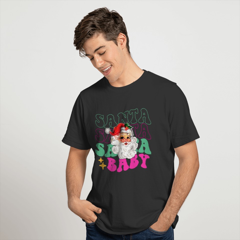 Merry Christmas Santa Claus baby T Shirts