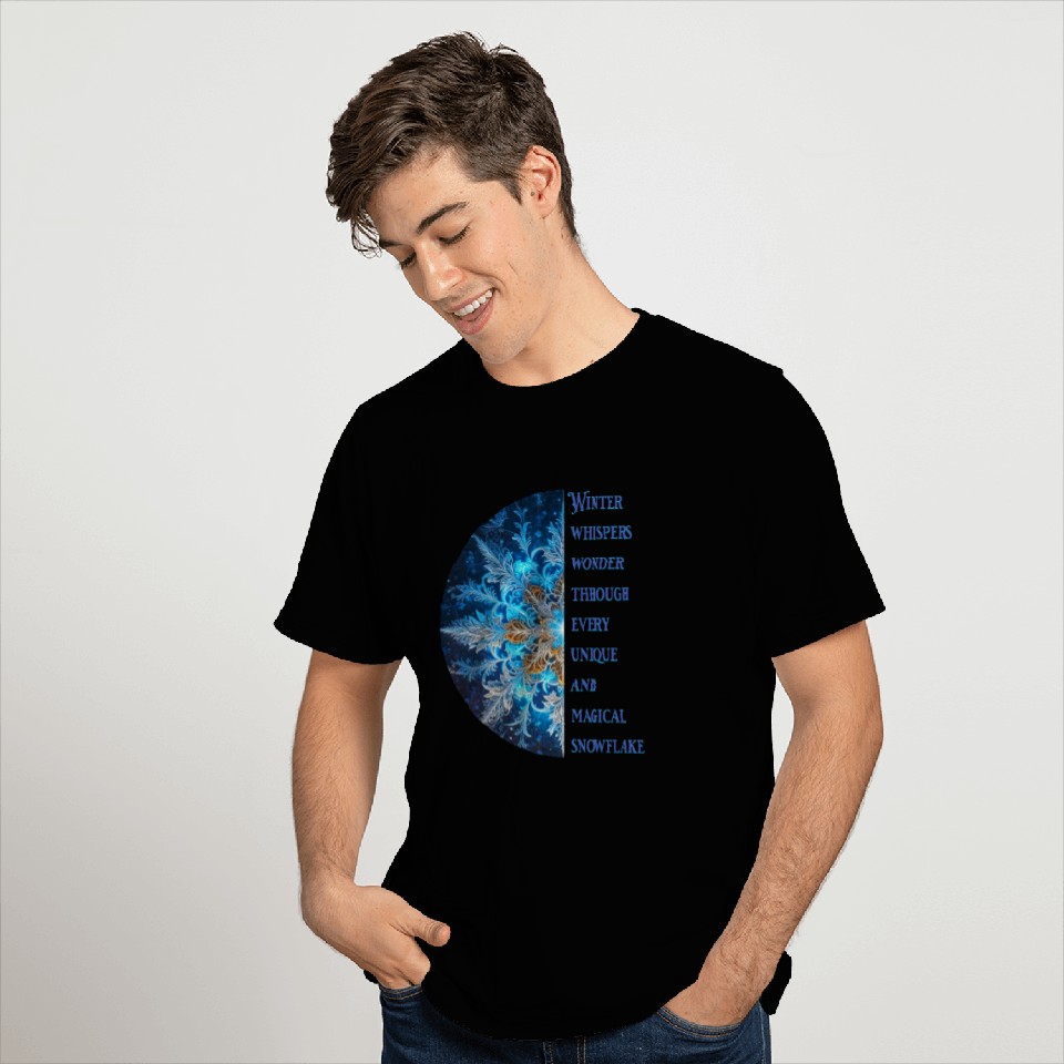winter whispers wonder snowflake 1 T Shirts