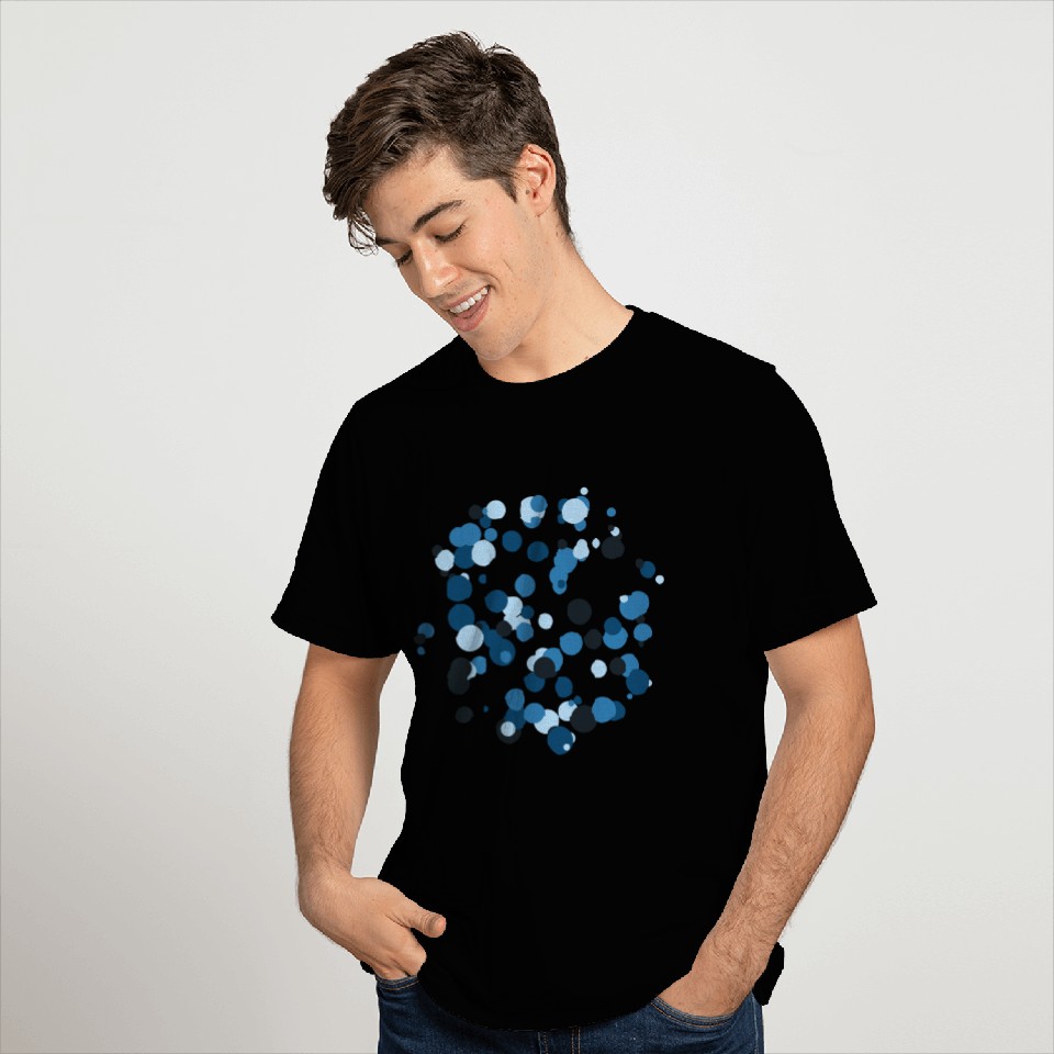 abstract circles pattern T Shirts