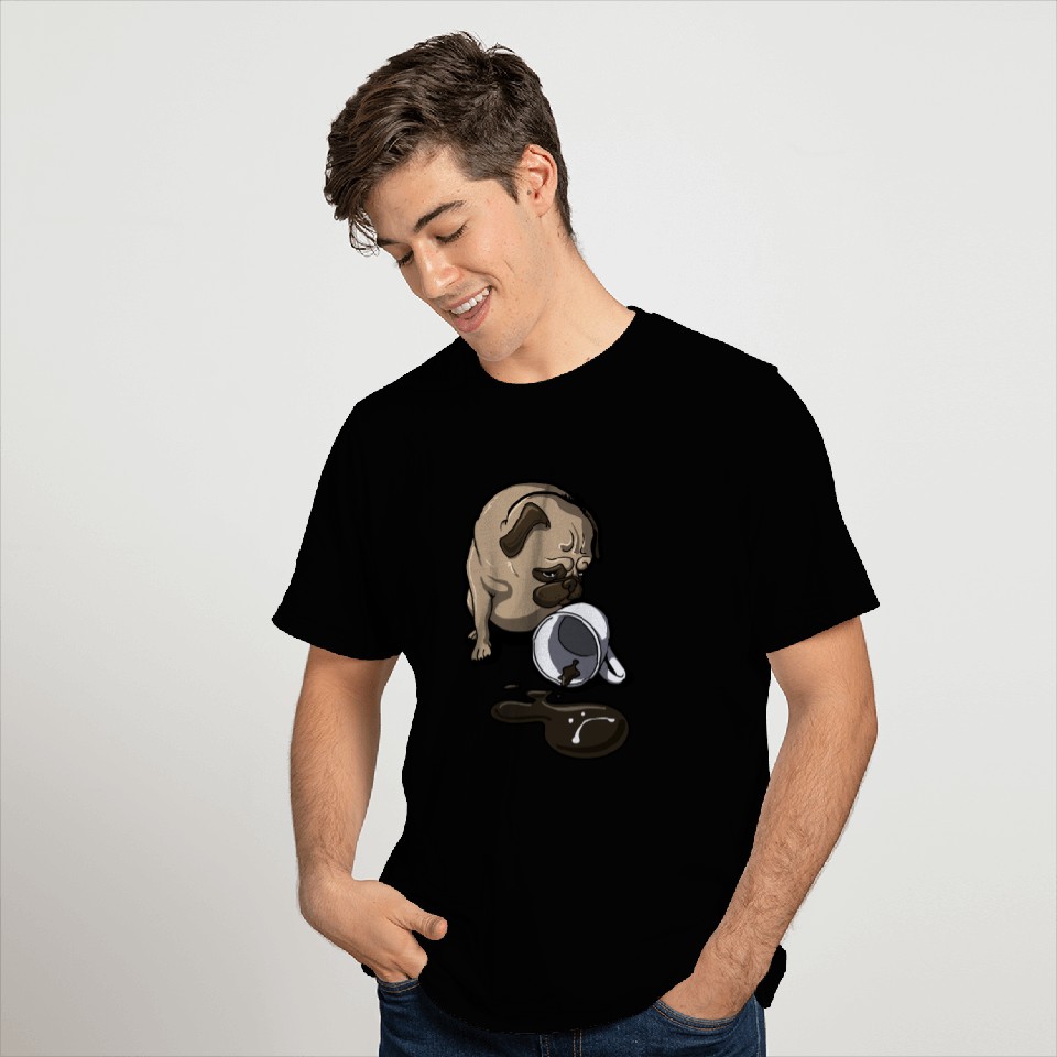 Empty Mug Sad Pug T Shirts