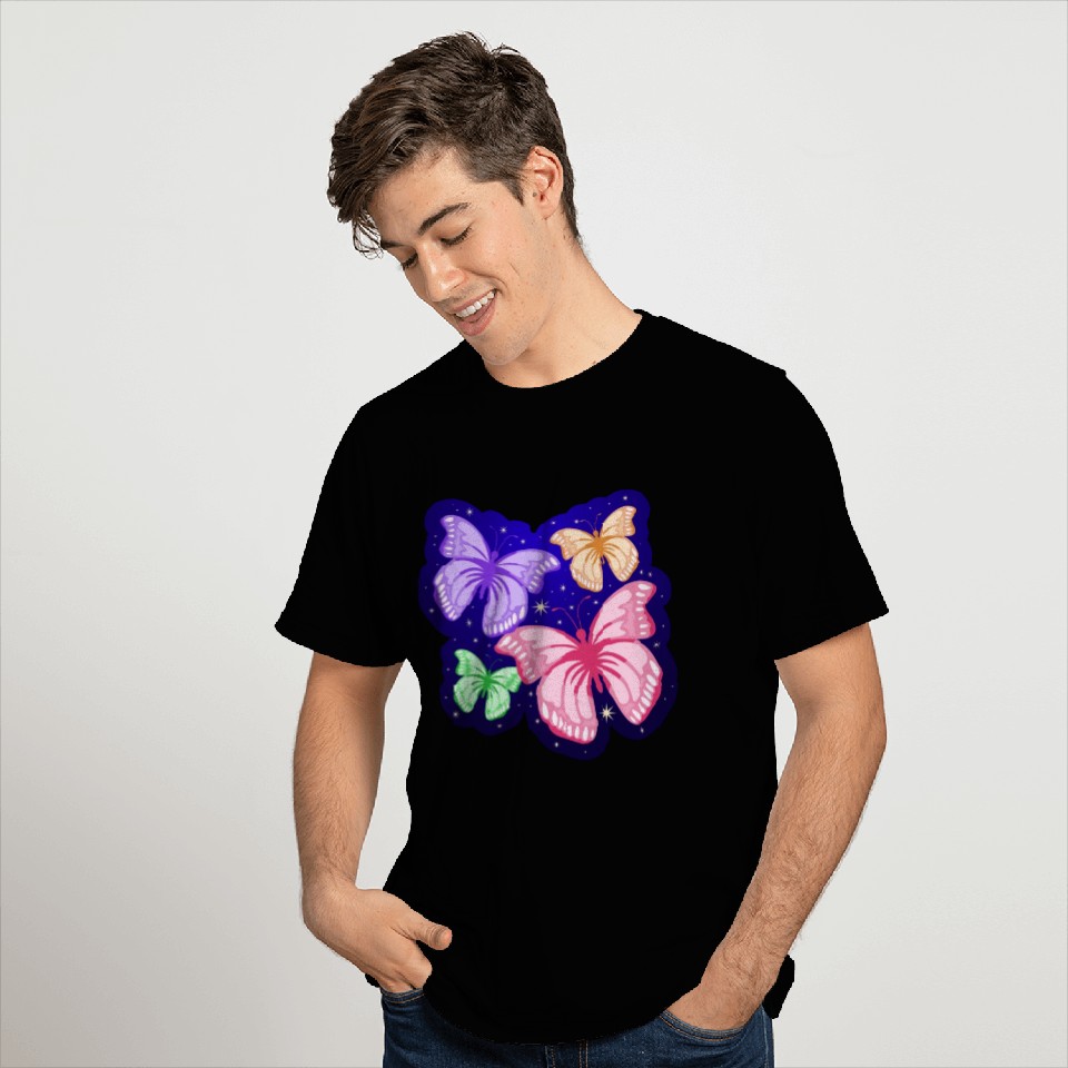 Cute Butterflies Design T Shirts
