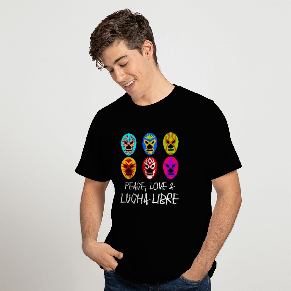 Lucha Libre Mask Wrestling T Shirts