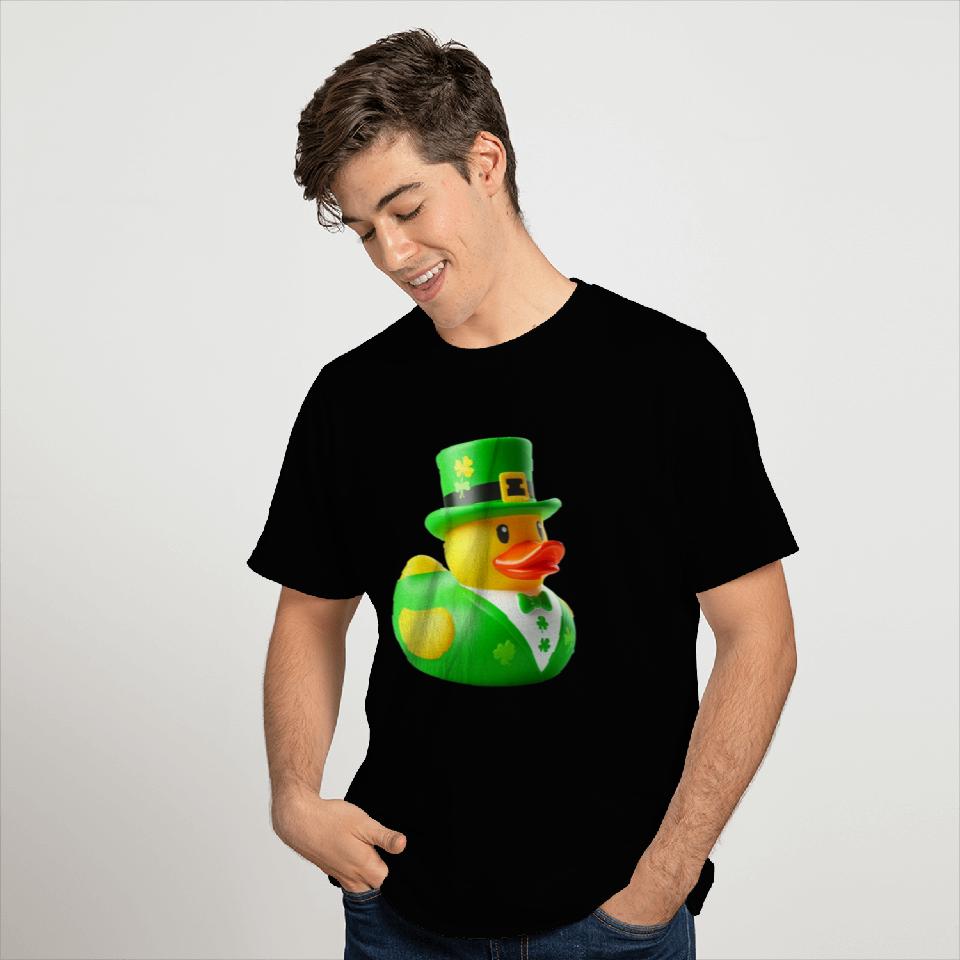 St patricks day rubber duck, funny cute T Shirts