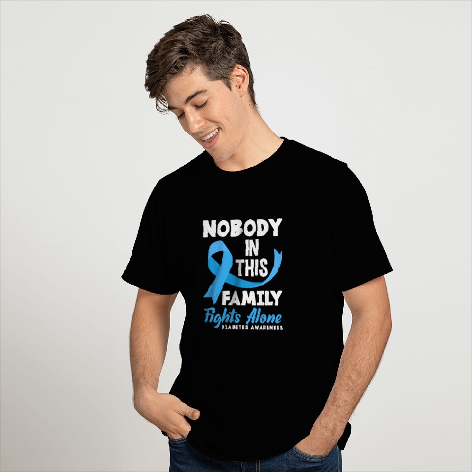T1D Warrior Support Squad Diabetes Awareness T Shirts