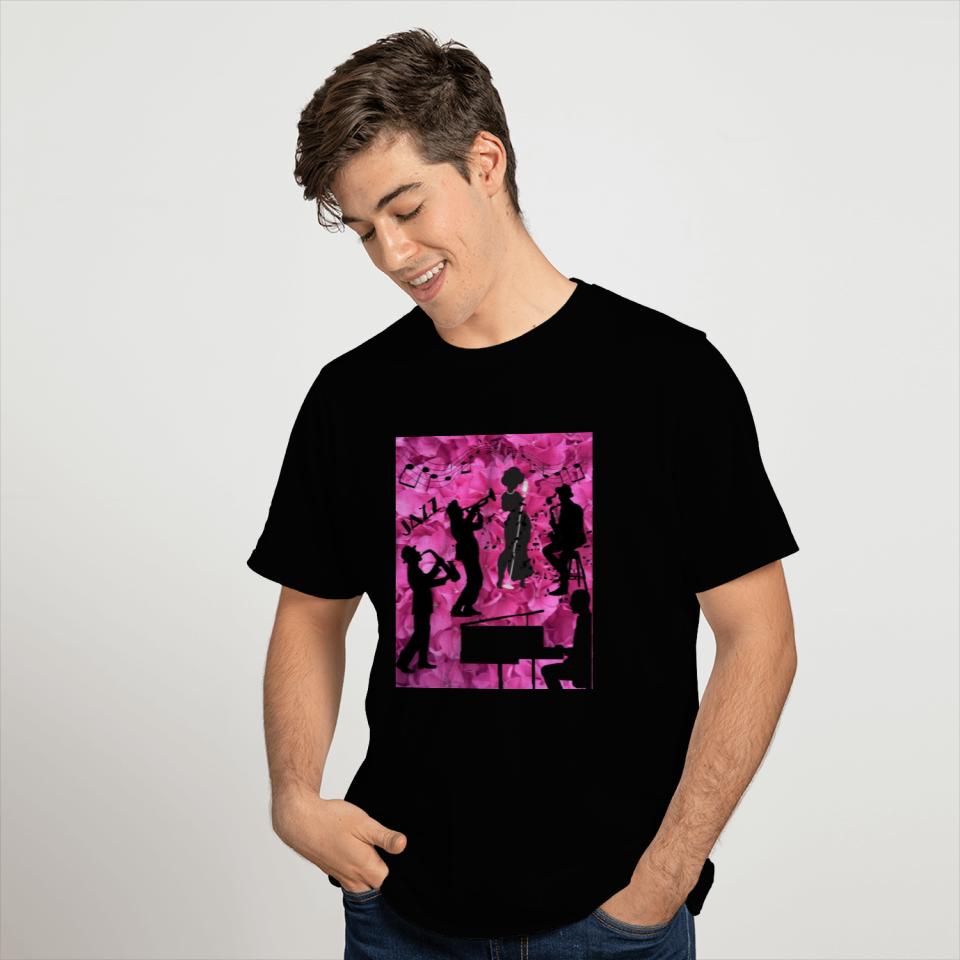 Vintage Retro 1920s Jazz Band T Shirts