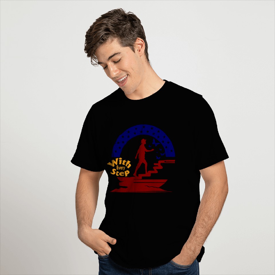 Typography Vector T Shirts design With Every Step