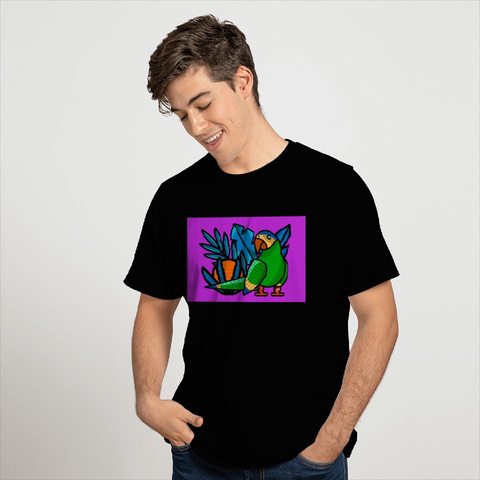 Amazonia Parrot tropical amazonia by Yoshi T Shirts