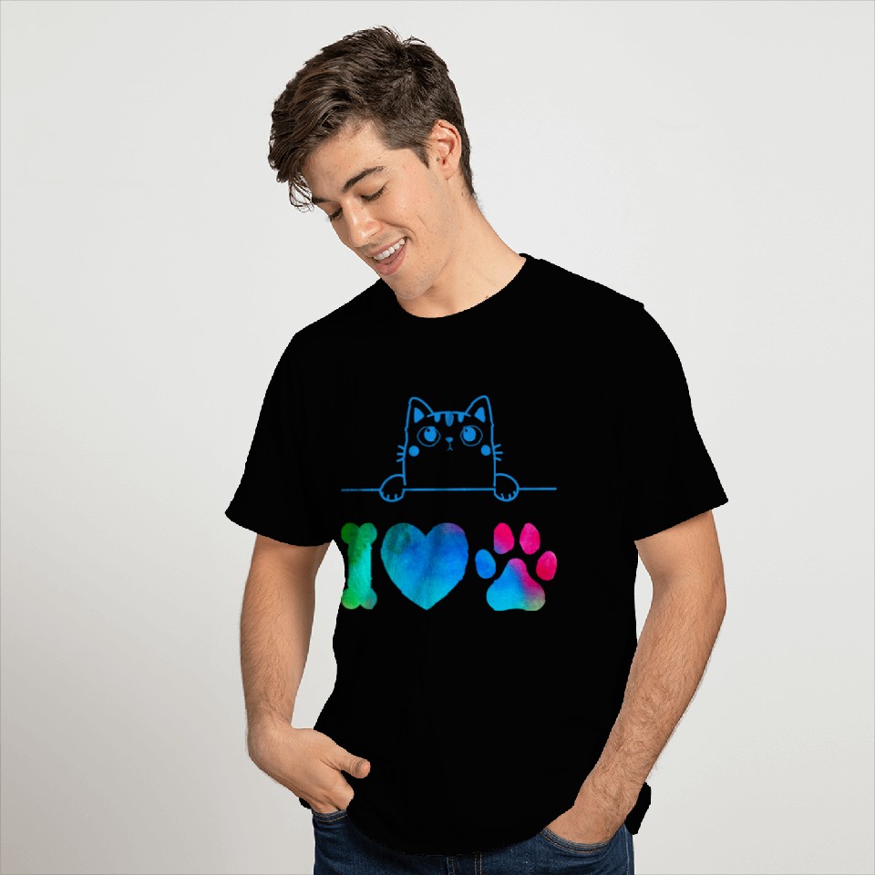 i love cat T Shirts