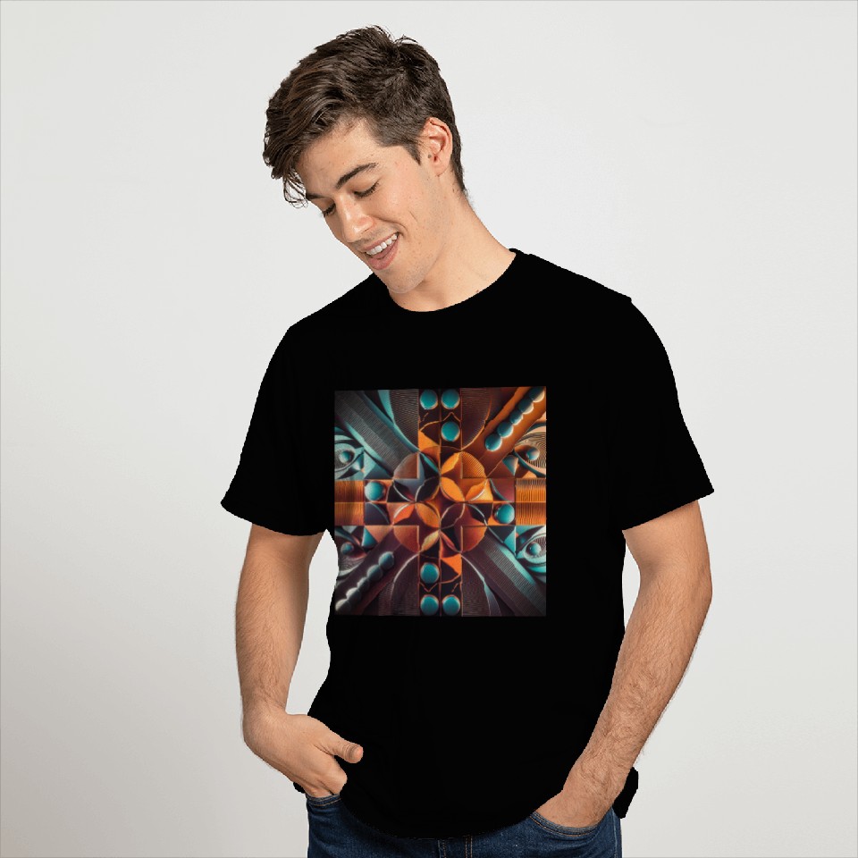 Geometric Symphony T Shirts