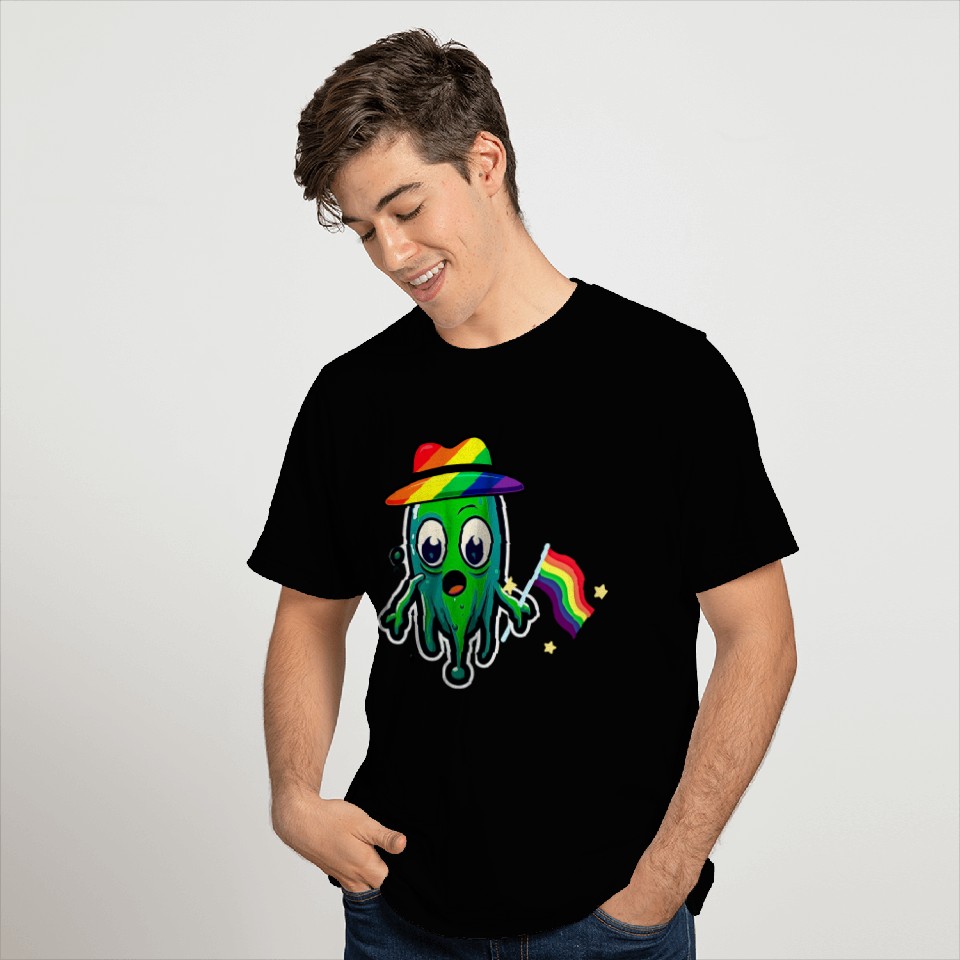 Rainbow Lgbtq Weird Creature T Shirts