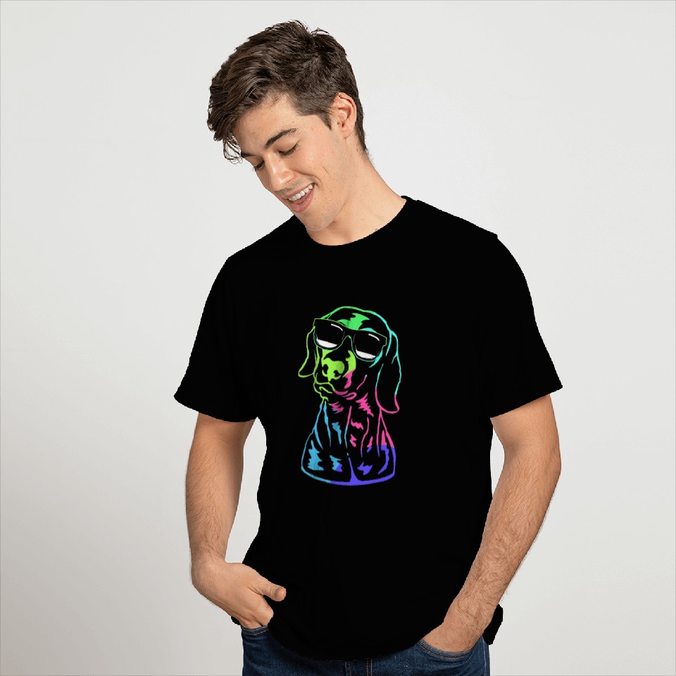 German Shorthaired Pointer GSP Dog With Sunglasses T Shirts
