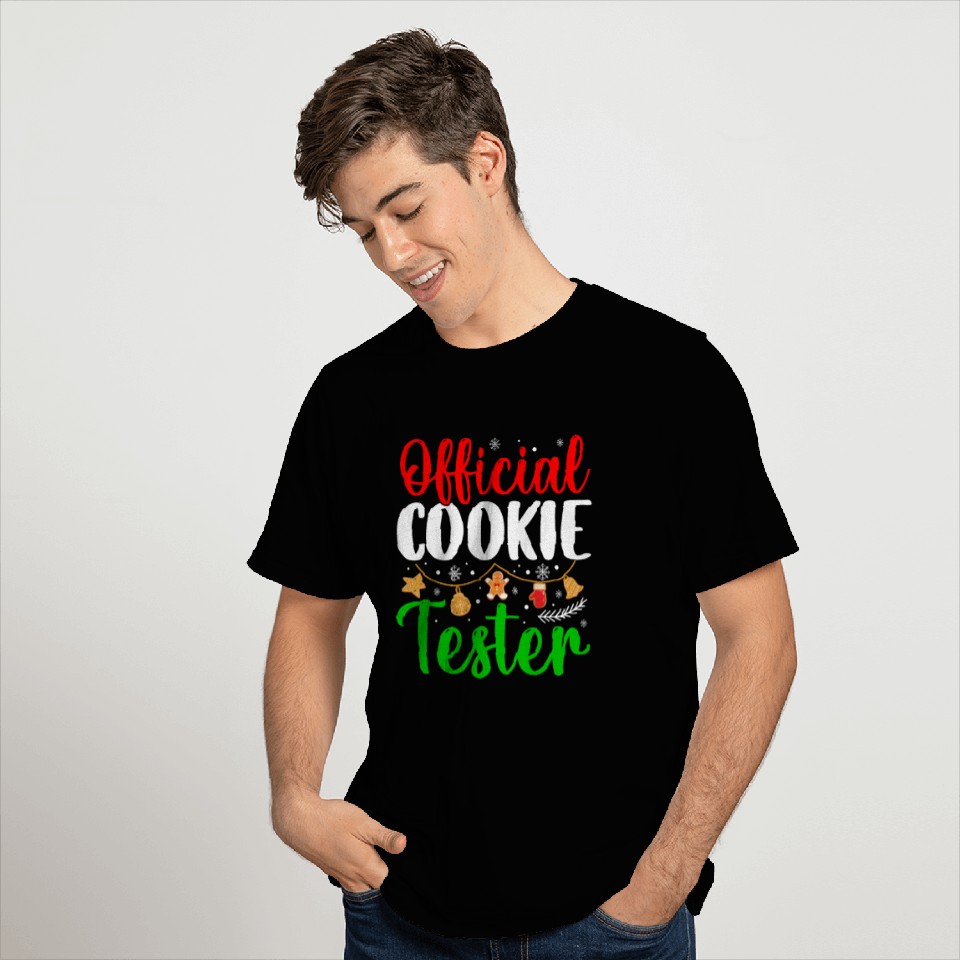 Official Cookie Tester Sweets Christmas T Shirts