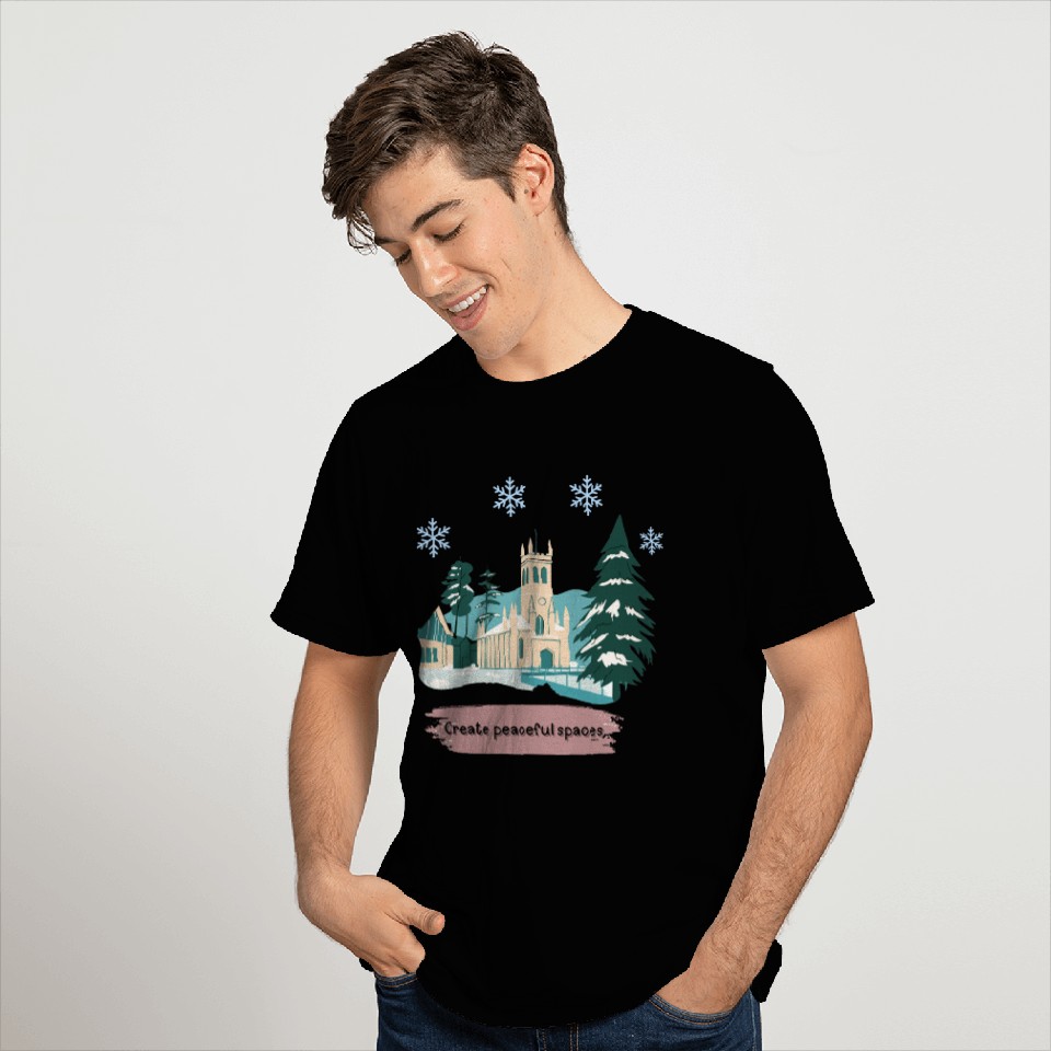 CREATE PEACEFUL SPACES T Shirts