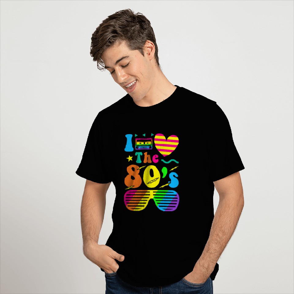 Retro 80s Style design – Perfect for Nostalgia Fa T Shirts