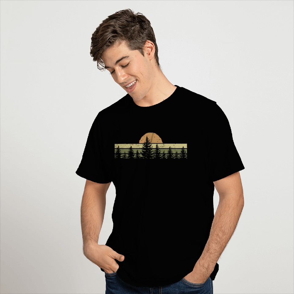 Sunrise Over the Pines T Shirts