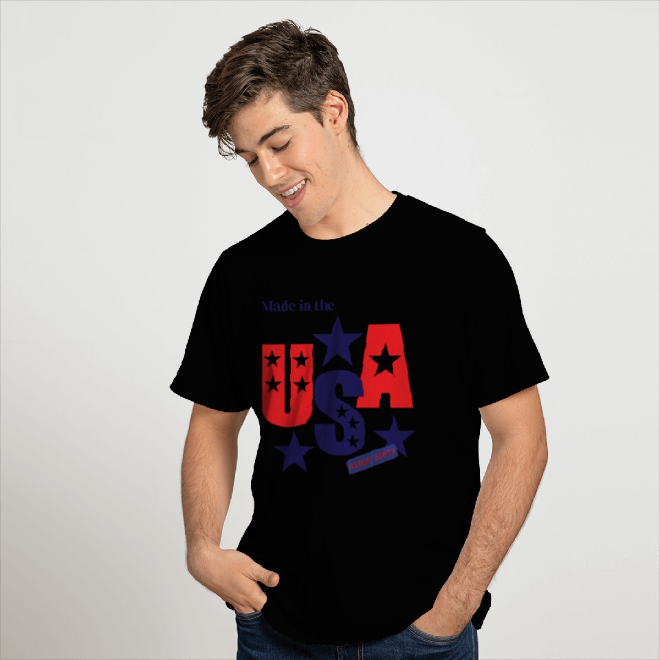 Born USA Star Spangled Pride T Shirts