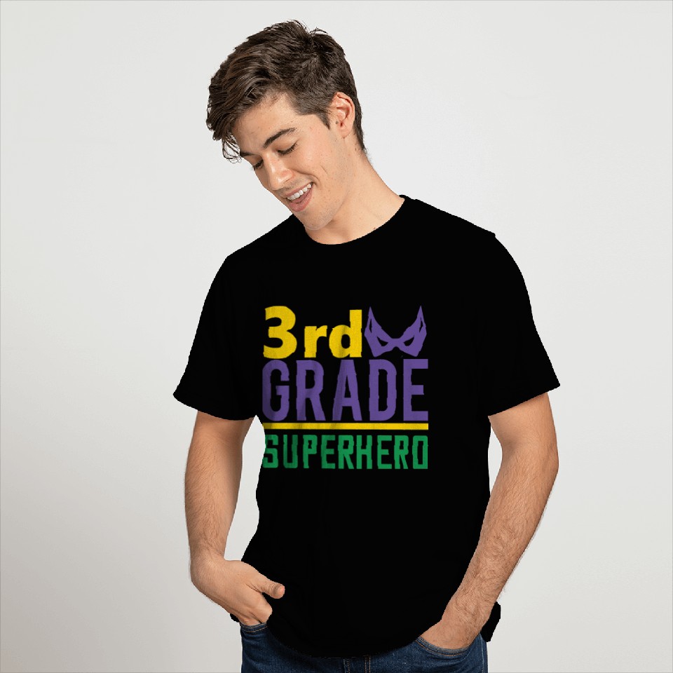 3rd Grade Superhero T Shirts