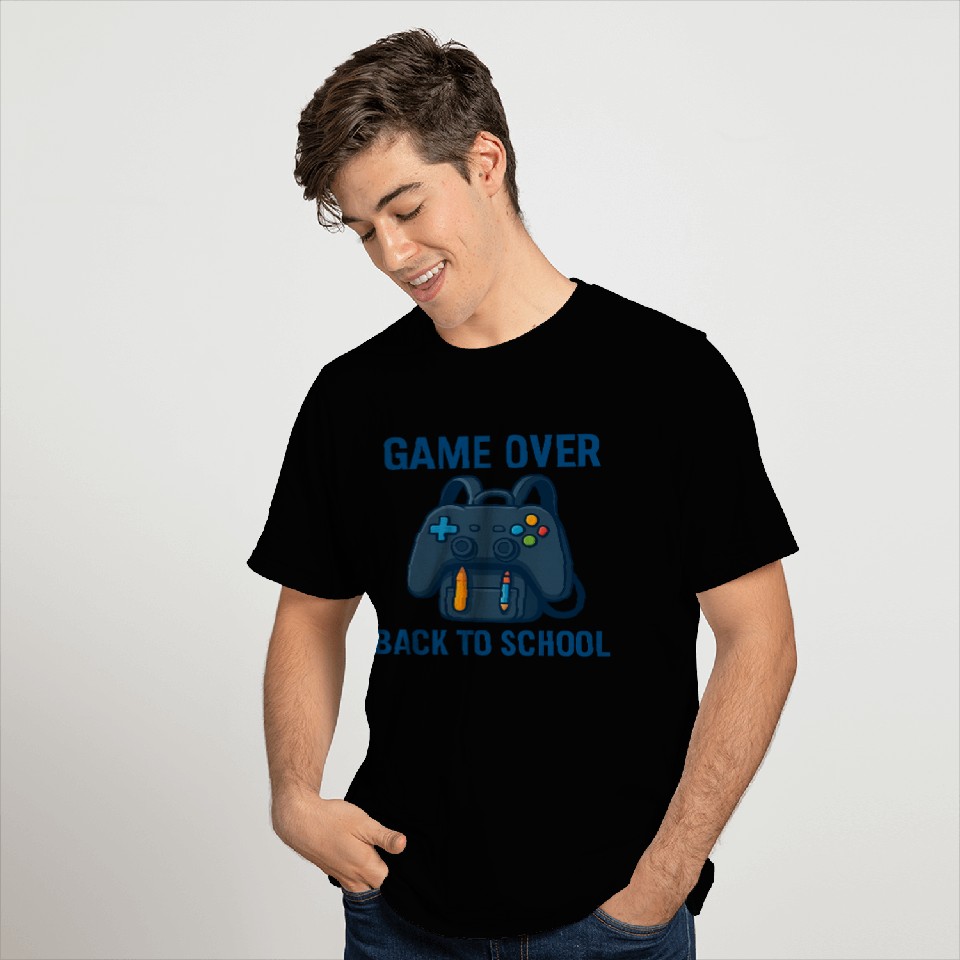 Game Over Retro Backpack Design T Shirts