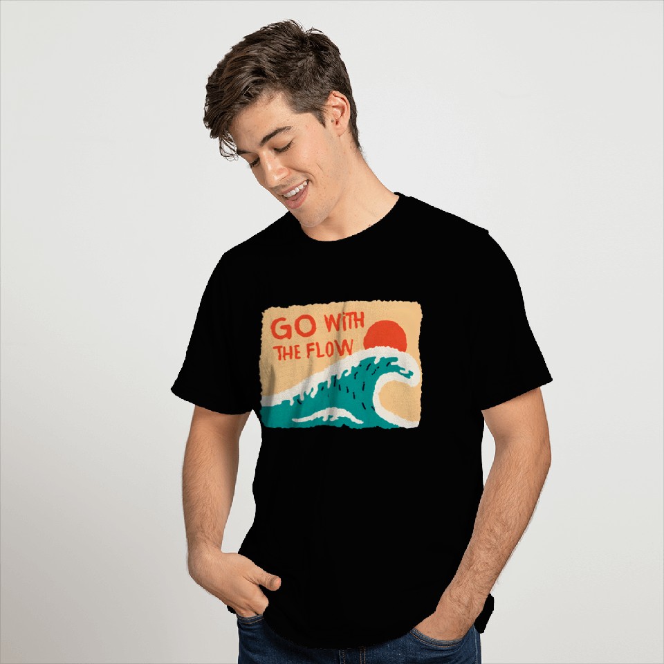 Sunset Wave Inspirational Design T Shirts