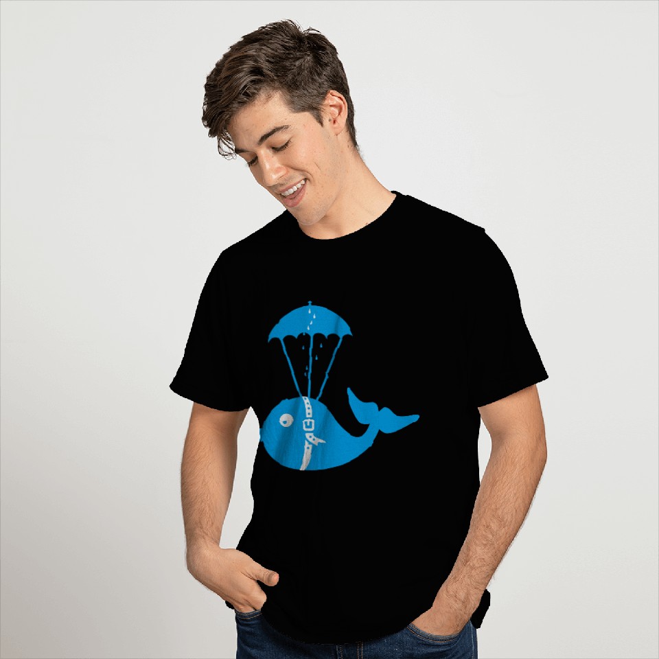 fail whale skydiving (2c) T Shirts