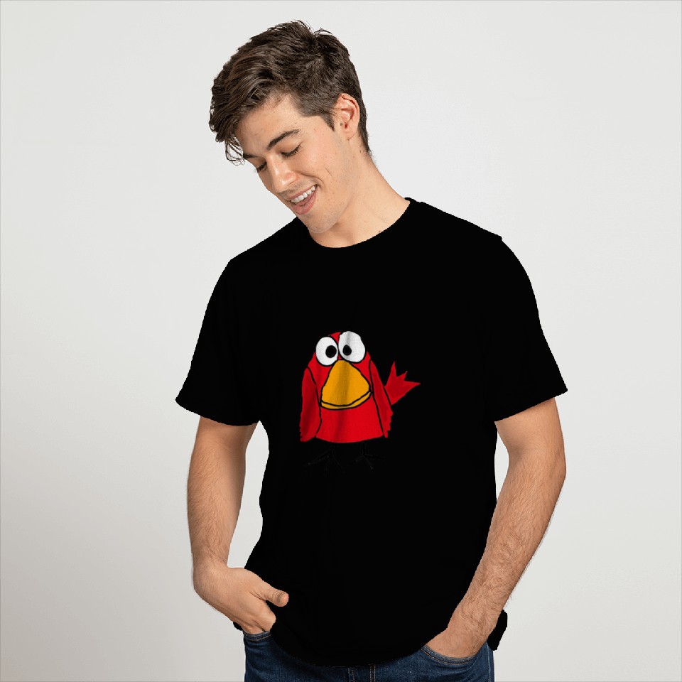 Funky Sad Cardinal Bird T Shirts