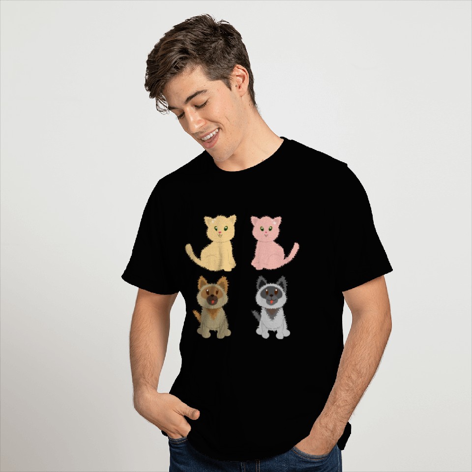 CUTE DOGGIE KITTIE T Shirts