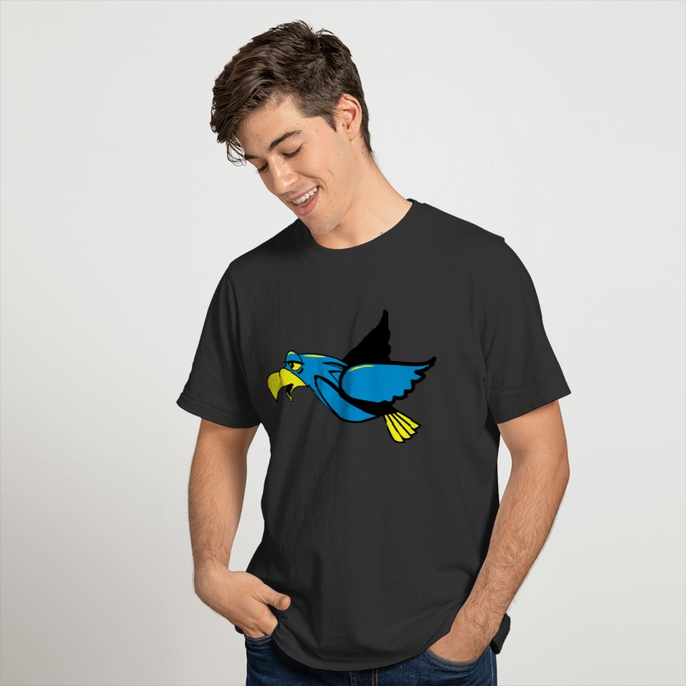 Bird flying funny T-shirt
