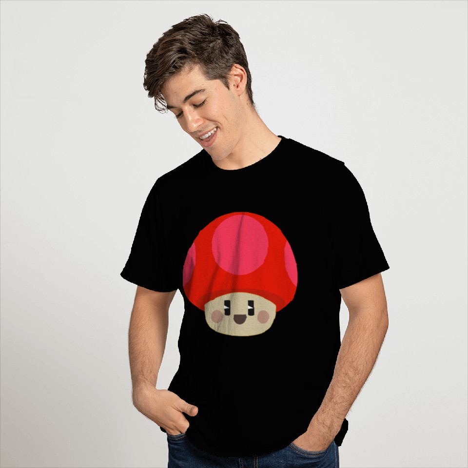 Cute happy mushroom T Shirts
