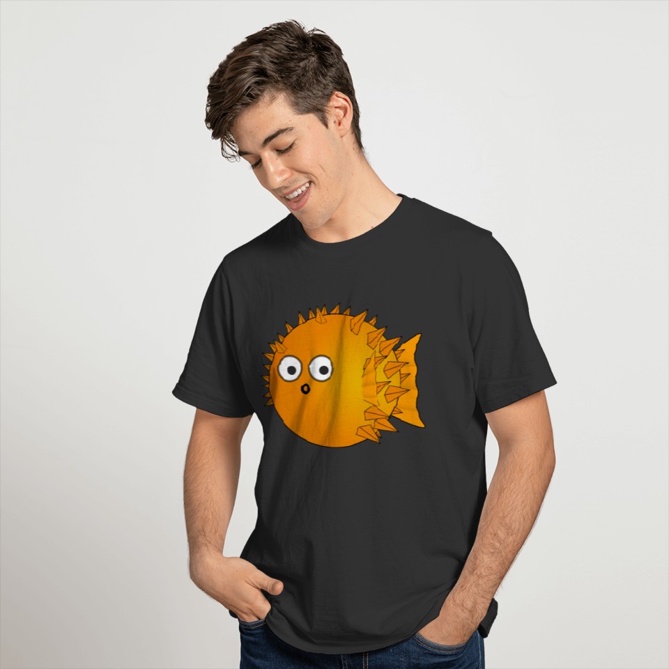 Cartoon blowfish 2 T-shirt
