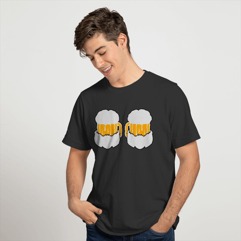brothers brother team 2 friends couple beer'd bear T-shirt
