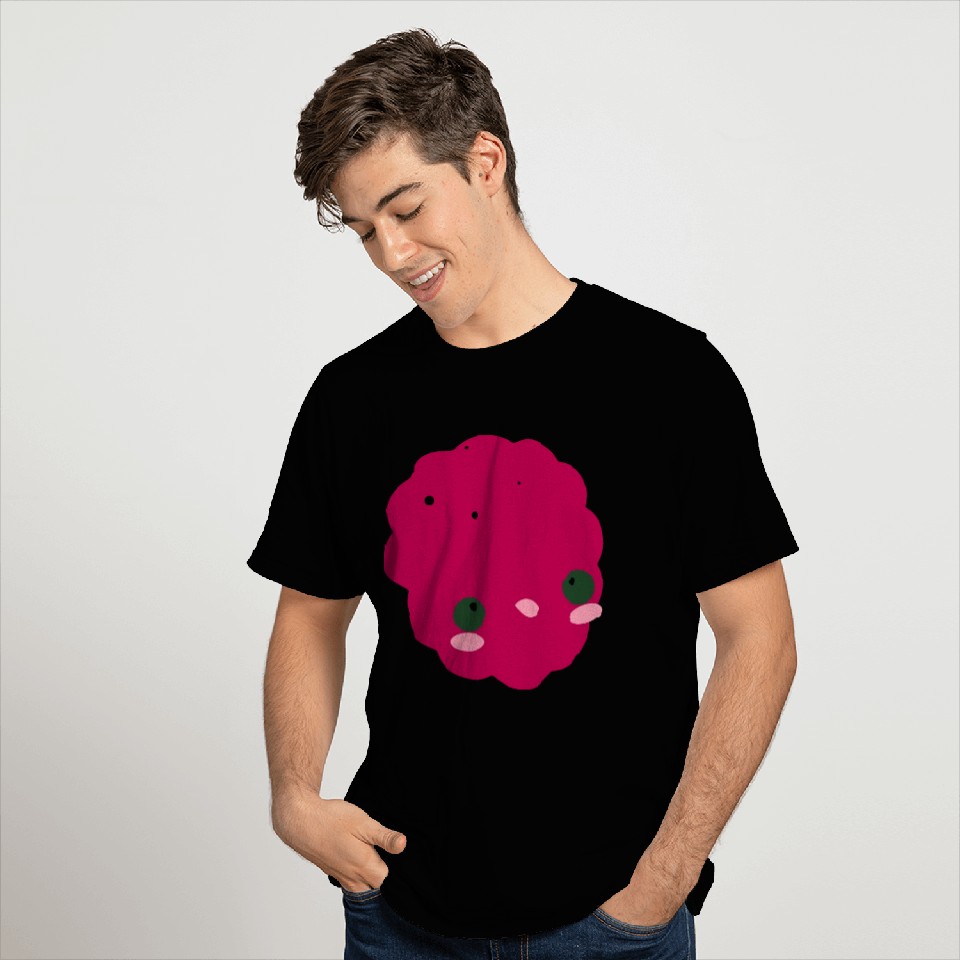Happy Raspberry (Kawaii) Emoticon T Shirts