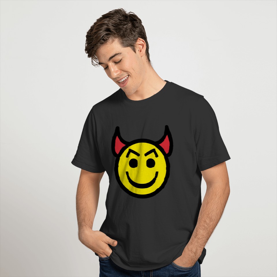 Devil happy face T Shirts
