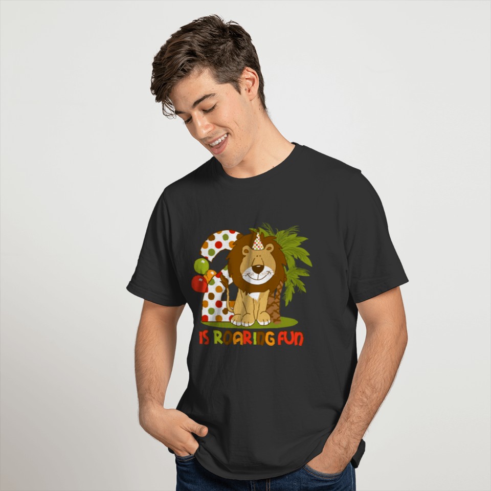 Cute Lion 2nd Birthday T-shirt