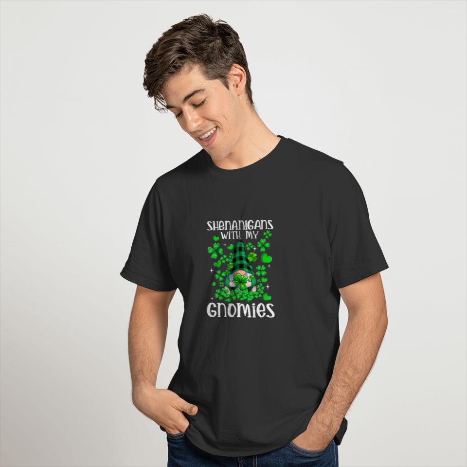 Shenanigans With My Gnomies St Patricks Day Gnomes T-shirt