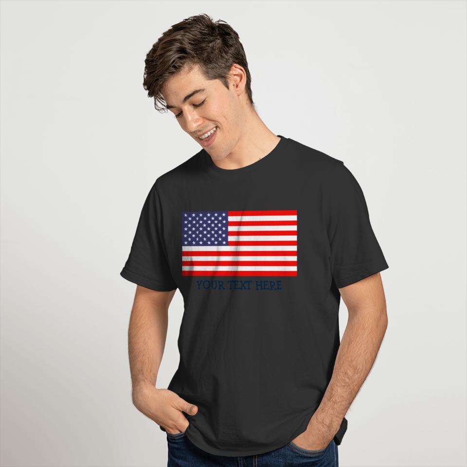 Patriotic American flag jersey T-shirt