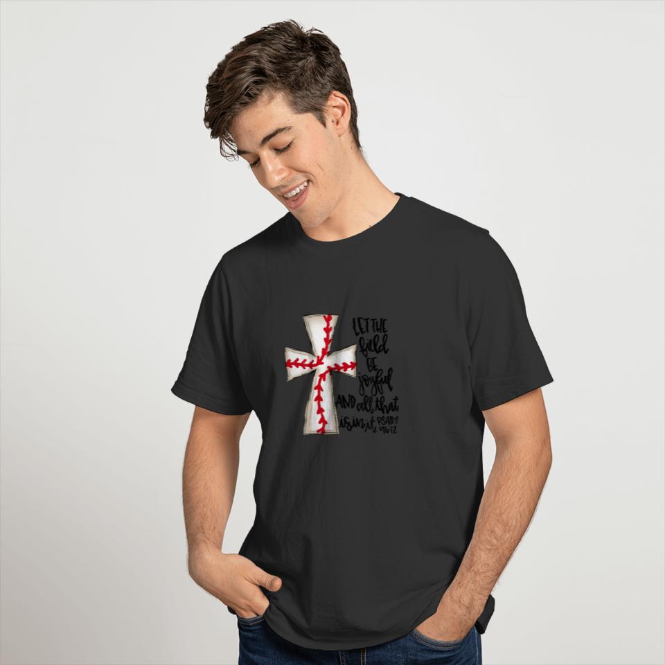 Christian Baseball Player Fan Gifts For Moms And D T-shirt