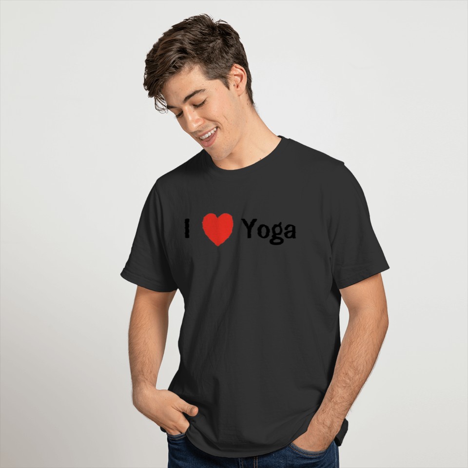 I <3: I Love Yoga T-shirt